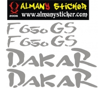 Bmw Gs F650 Dakar Sticker Set