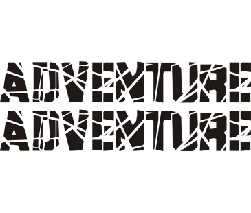 Adventure sticker-1,motosiklet sticker,jeep sticker