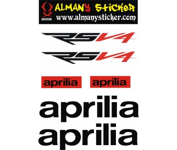 Aprilia rsv4 Sticker,aprilia sticker,motosiklet sticker