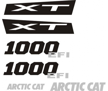 Arctic Cat 1000 efi sticker set,atv sticker,4x4 sticker