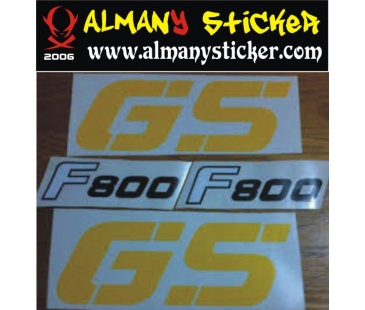 Bmw F800  Gs Sticker Set