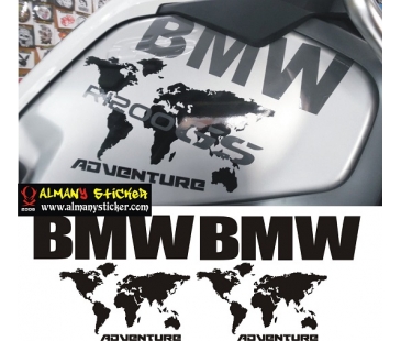 Bmw depo sticker,bmw sticker,dünya haritası sticker,