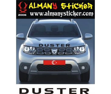 Dacia Duster ön kaput sticker