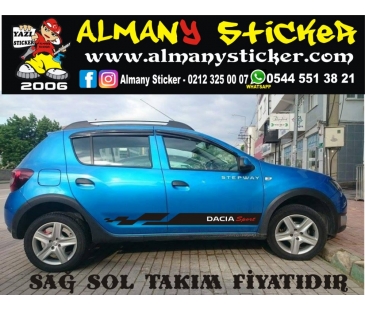 Dacia Sticker,stepway sticker,oto sticker
