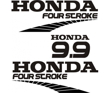 Honda 9.9 tekne motoru sticker