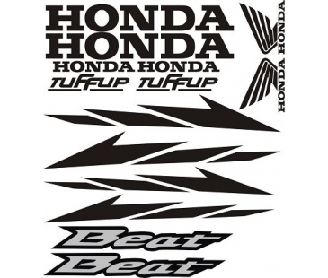 Honda beat sticker set