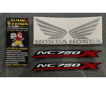 Honda nc750x sticker set