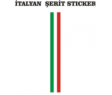İtalyan Şerit,oto sticker,motosiklet sticker