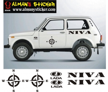 Lada Niva Sticker
