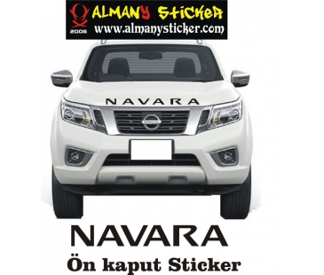 Nissan Navara ön kaput sticker-2