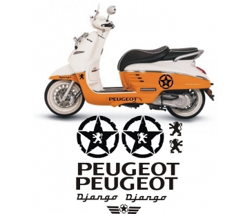 Peugeot Django Sticker-2,django sticker,motosiklet sticker