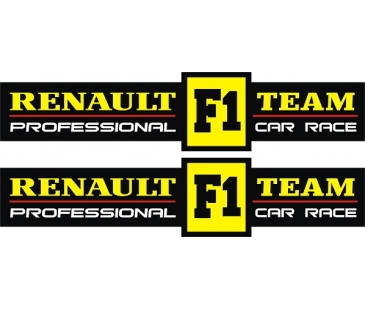 Renault f1 team sticker,