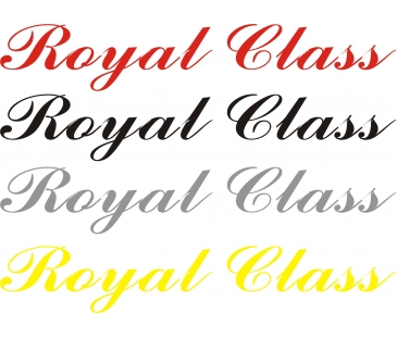 Royal class sticker,oto sticker,minibüs sticker