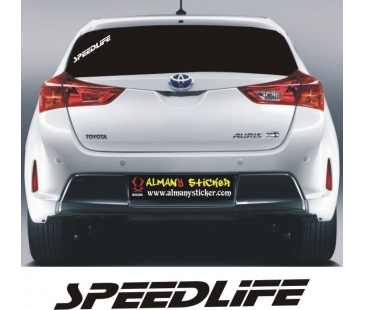 Speedlife (hızlı yaşıyorum)Sticker,oto sticker,araba yazıları