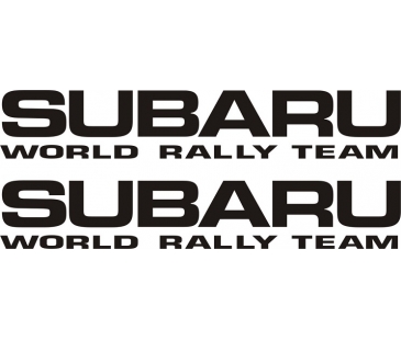 Subaru world rally team sticker set