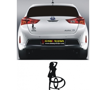 Toyota Çapkın Logo Women Sticker