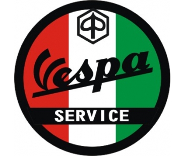 Vespa Service Sticker