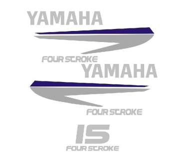 Yamaha 15hp motor sticker