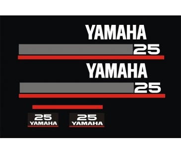 Yamaha 25 tekne motoru sticker
