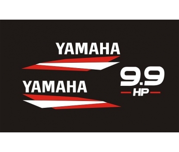 Yamaha 9.9 hp tekne motoru sticker