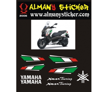 Yamaha Xmax italyan sticker,motosiklet sticker,xmax yazıları