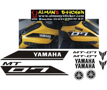 Yamaha mt07 depo sticker set,mt 07 depo sticker