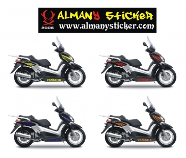 Yamaha xcity sticker set-2
