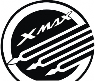 Yamaha xmax varyatör kapağı damla sticker-2