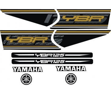 Yamaha ybr125 esd sticker,esd sticker,ybr esd sticker,altın renk model