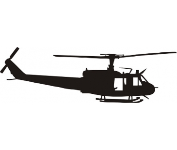 Helikopter sticker