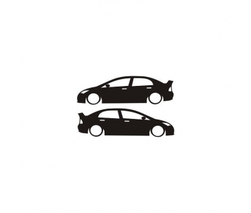 Honda Civic Basık Araç Sticker