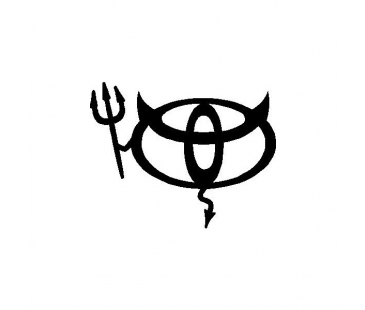 Toyota Şeytan Sticker